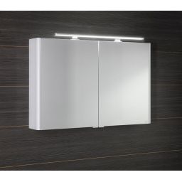 Sapho Lucie szafka 106 cm lustrzana z oświetleniem LED wisząca biały LU105-0030