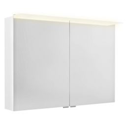 Sapho Linex szafka 100 cm lustrzana z oświetleniem LED wisząca biały LX100-0030