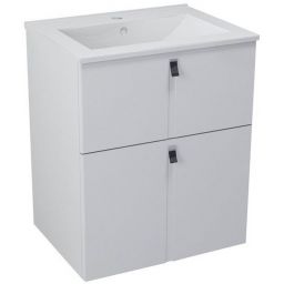 Sapho Mitra szafka 60 cm podumywalkowa wisząca biała MT061