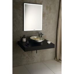 Sapho Luminar lustro 60x80 cm z oświetleniem LED rama chrom NL557