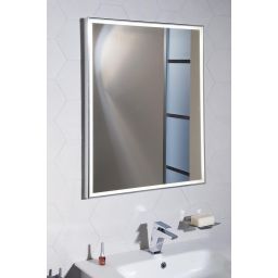 Sapho Luminar lustro 60x80 cm z oświetleniem LED rama chrom NL557