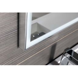 Sapho Luminar lustro 60x80 cm z oświetleniem LED rama chrom NL557