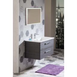 Sapho Luminar lustro 90x50 cm z oświetleniem LED rama chrom NL559