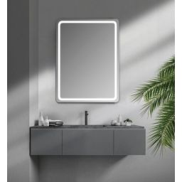 Sapho Nyx lustro 50x70 cm prostokątne z oświetleniem LED NY050