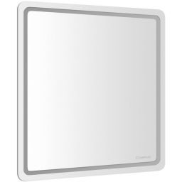 Sapho Nyx lustro 80x80 cm prostokątne z oświetleniem LED NY080