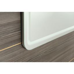 Sapho Nyx lustro 80x80 cm prostokątne z oświetleniem LED NY080