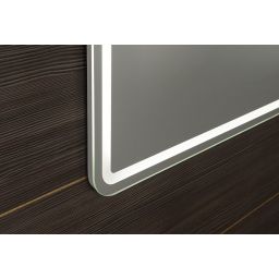 Sapho Nyx lustro 80x80 cm prostokątne z oświetleniem LED NY080