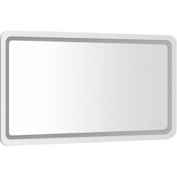 Sapho Nyx lustro 90x50 cm prostokątne z oświetleniem LED NY090