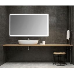 Sapho Nyx lustro 100x50 cm prostokątne z oświetleniem LED NY100