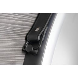 Sapho Orbiter lustro 70 cm okrągłe z oświetleniem LED rama czarna ORL070