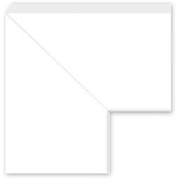 Styler Lahti lustro prostokątne 72x47 cm białe LU-12303