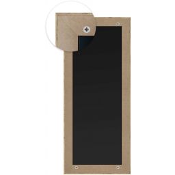 Styler Jyvaskyla lustro 148x56 cm prostokątne rama dąb LU-12404