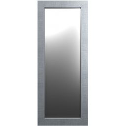 Styler Jyvaskyla lustro 148x56 cm prostokątne rama szaro-niebieskie płótno LU-12452