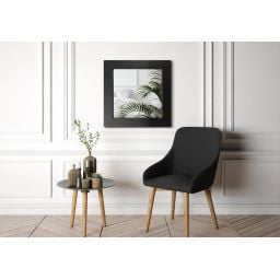 Styler Jyvaskyla lustro 60 cm kwadratowe czarne LU-12325