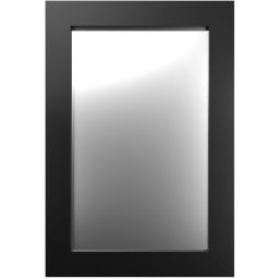 Styler Jyvaskyla lustro prostokątne 86x60 cm czarne LU-12329