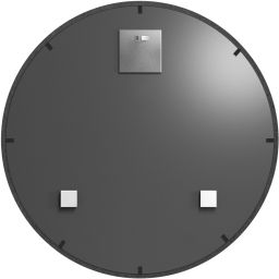 Styler Ornament Helen lustro 50 cm okrągłe czarne LU-12334