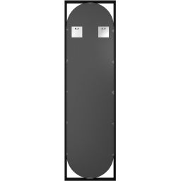 Styler Marbella lustro prostokątne 132x37 cm czarne LU-12349