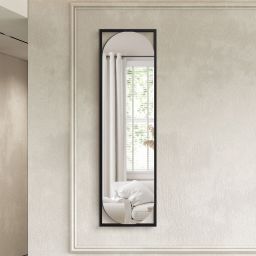 Styler Marbella lustro prostokątne 132x37 cm czarne LU-12349