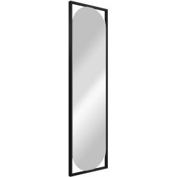 Styler Marbella lustro prostokątne 132x37 cm czarne LU-12349