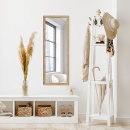 Styler Kiruna lustro 47x127 cm prostokątne drewno LU-12439