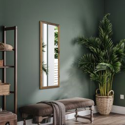 Styler Kiruna lustro 47x127 cm prostokątne drewno LU-12441