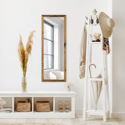 Styler Kiruna lustro 47x127 cm prostokątne drewno LU-12441