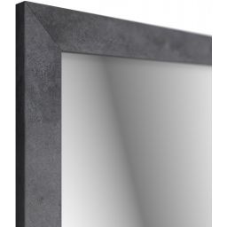 Styler Kiruna lustro 47x127 cm prostokątne grafit LU-12442