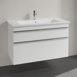 Villeroy & Boch Venticello szafka 95,3 cm podumywalkowa wisząca Glossy White A92601DH