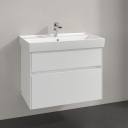 Villeroy & Boch Collaro szafka 75,4 cm podumywalkowa wisząca glossy white C01000DH