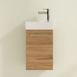 Villeroy & Boch Avento szafka 34x20,2x51,4 cm podumywalkowa wisząca dab A87600RH