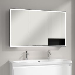 Villeroy & Boch My View+ szafka 120x16,8x75 cm z lustrem aluminium B4811200