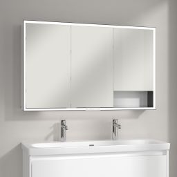 Villeroy & Boch My View+ szafka 120x16,8x75 cm z lustrem Brilliant White B48112VE
