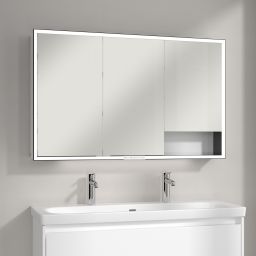Villeroy & Boch My View+ szafka 120x16,8x75 cm z lustrem Pure White B48112VF