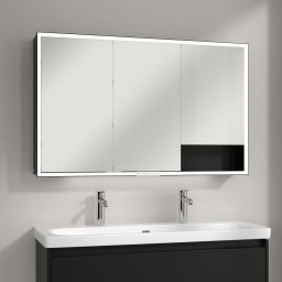 Villeroy & Boch My View+ szafka 120x16,8x75 cm z lustrem Volcano Black B48112VL