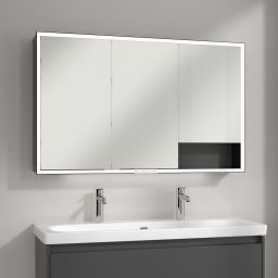 Villeroy & Boch My View+ szafka 120x16,8x75 cm z lustrem Graphite B48112VR