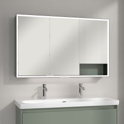Villeroy & Boch My View+ szafka 120x16,8x75 cm z lustrem Soft Green B48112AF