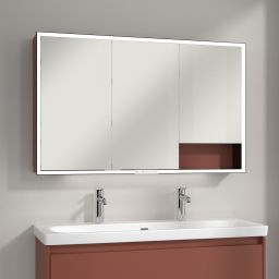 Villeroy & Boch My View+ szafka 120x16,8x75 cm z lustrem Wine Red B48112AH