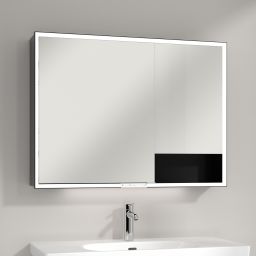 Villeroy & Boch My View+ szafka 100x16,8x75 cm z lustrem aluminium B4811000