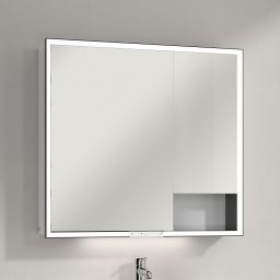 Villeroy & Boch My View+ szafka 80x16,8x75 cm z lustrem Pure White B48180VF