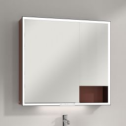 Villeroy & Boch My View+ szafka 80x16,8x75 cm z lustrem Wine Red B48180AH