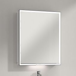 Villeroy & Boch My View+ szafka 60x16,8x75 cm z lustrem lewa Brilliant White B4816LVE