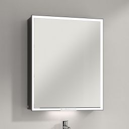 Villeroy & Boch My View+ szafka 60x16,8x75 cm z lustrem prawa Volcano Black B4816RVL