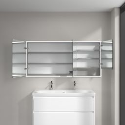 Villeroy & Boch My View+ szafka 160x16,8x75 cm z lustrem do zabudowy aluminium A4821600