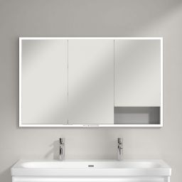 Villeroy & Boch My View+ szafka 120x16,8x75 cm z lustrem Brilliant White A48212VE