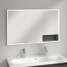 Villeroy & Boch My View+ szafka 120x16,8x75 cm z lustrem Graphite A48212VR