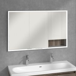 Villeroy & Boch szafka 120x16,8x75 cm z lustrem Oak Stone A48212RK