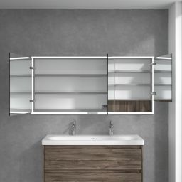 Villeroy & Boch My View+ szafka 160x16,8x75 cm z lustrem do zabudowy Stone Oak A48216RK