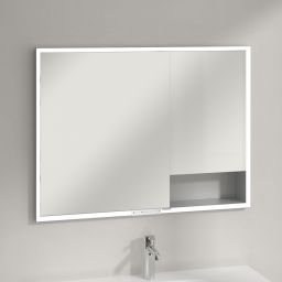 Villeroy & Boch My View+ szafka 100x16,8x75 cm z lustrem Pure White A48210VF