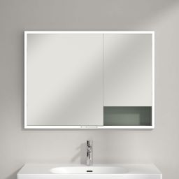 Villeroy & Boch My View+ szafka 100x16,8x75 cm z lustrem soft green A48210AF