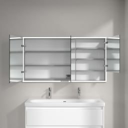 Villeroy & Boch My View+ szafka 140x16,8x75 cm z lustrem do zabudowy Pure White A48214VF